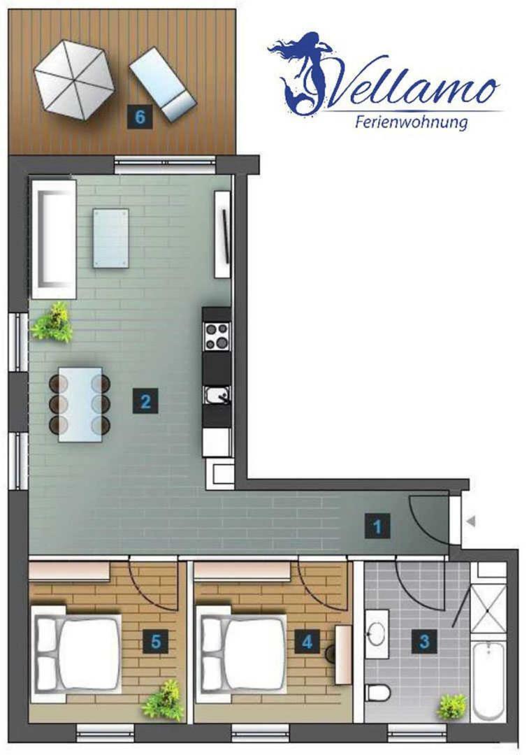 Ferienwohnung Vellamo เรลิค ภายนอก รูปภาพ